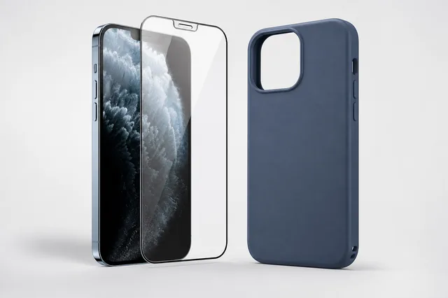 Combo película e capa para celular